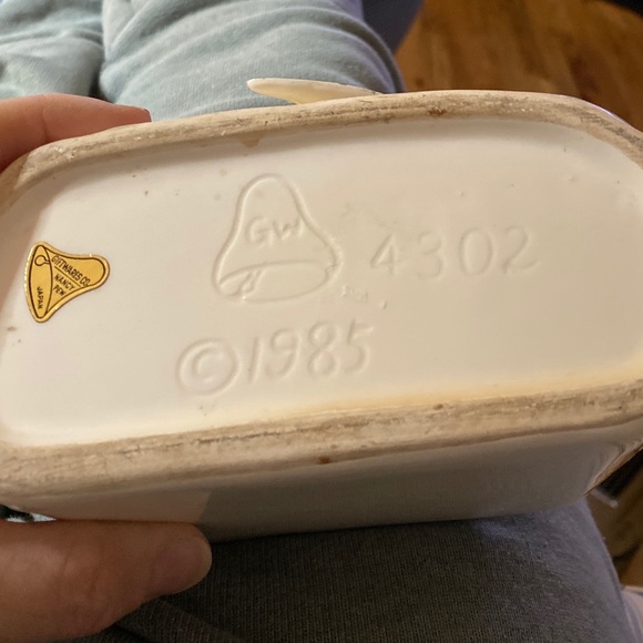 Vintage ceramic planter trout basket - Picture 5 of 5